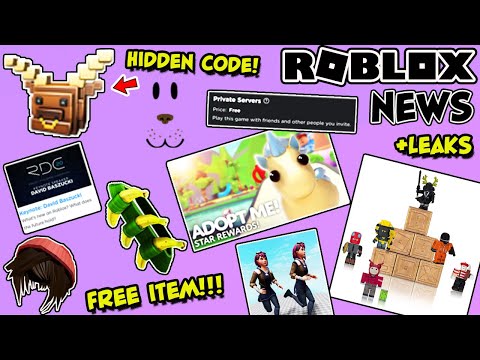Roblox News Free Item Free Servers Hidden Code New Leaks Updates Events Status More Youtube - htp roblox