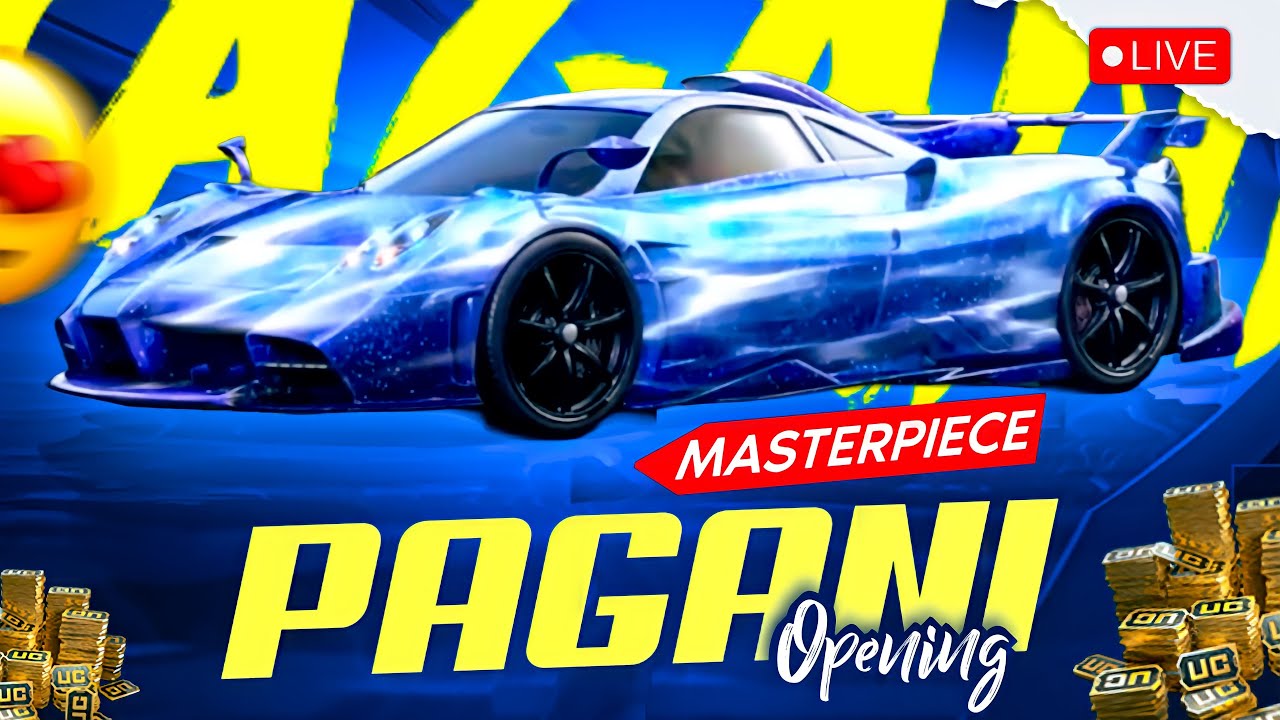 PAGANI MASTERPIECE OPENING! 🤑 | BGMI LIVE | KANWARNUB #bgmi #rankpush #conqueror #kanwarnub