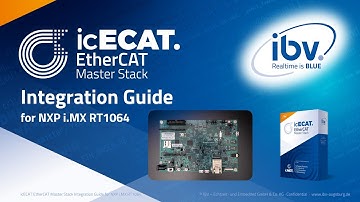 How to run the icECAT EtherCAT Master Stack on NXP i.MX RT1064
