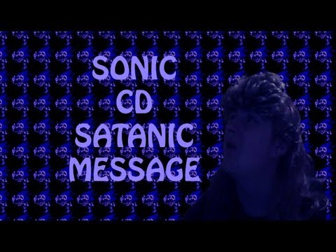 sonic cd satanic message youtube