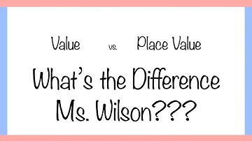 Understanding the Difference: Value vs. Place Value Explained