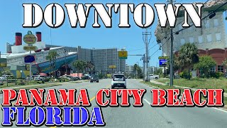 Panama City Beach  Florida  4K Downtown Drive