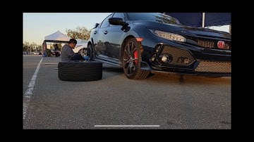 Honda Civic Type R (FK8) Losing Control at Buttonwillow Raceway