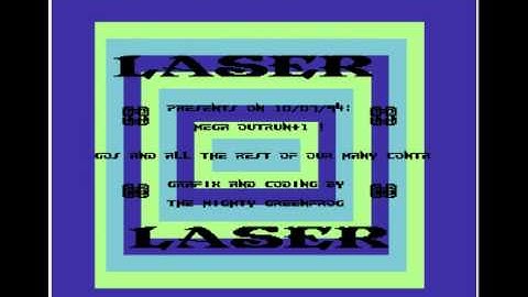 Laser Commodore 64 headache inducing intro by Greenfrog