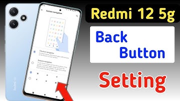 Redmi 12 5g back button setting | Redmi 12 5g me back button kaise lagaye setting