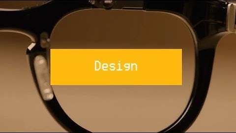 Halliday AI Glasses: Design