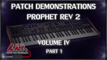 Volume IV for the Prophet Rev2 (Demos Part 1)