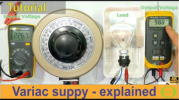 How does a Variac autotransformer work? Practical demonstration. Variac opened and tested - tutorial
