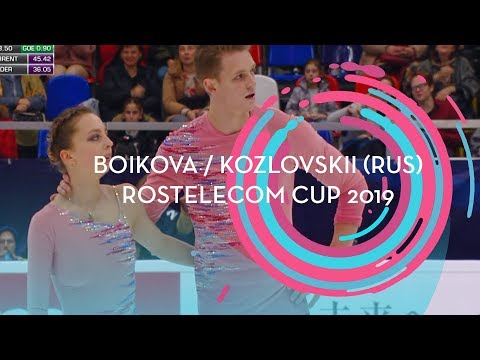 Boikova Kozlovskii | Pairs Short Program | Rostelecom Cup 2019 | Gpfigure
