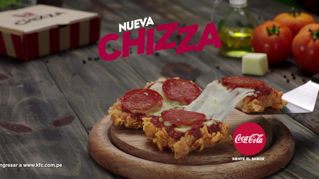 El pollo y la pizza se Juntaron en la Nueva Chizza – KFC - YouTube