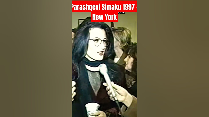 Parashqevi Simaku 1997 -New York