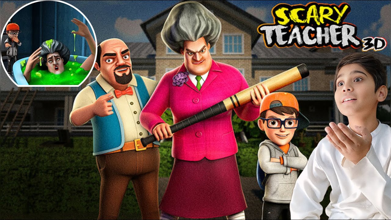 SCARY TEACHER 3D PRANKS | Miss T Is So Dangerous: CHAPTER 1 - YouTube