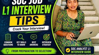 SOC Job L1 Interview Tips | Crack Your First Cybersecurity Role 🔥#SOCAnalyst #CyberSecurityJobs