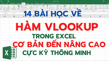 Hàm VLOOKUP từ cơ bản đến nâng cao | Excel cơ bản đến nâng cao