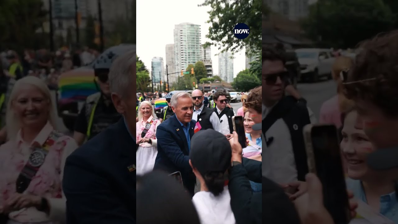 Canadian Prime Minister Mark Carney Walks In Vancouver S Pride Parade