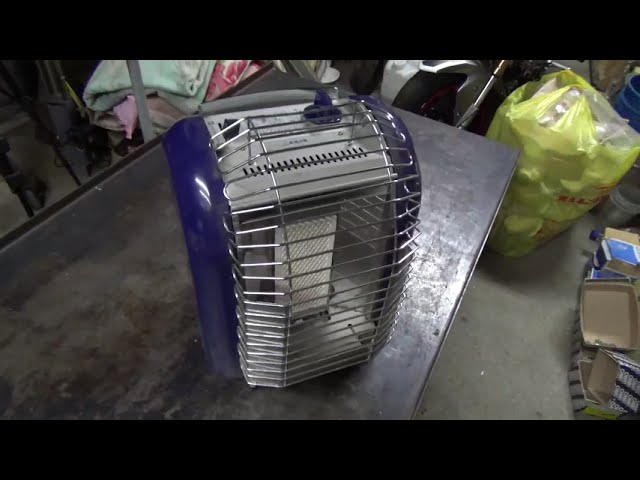 アンティークガスストーブ　動作確認 連続燃焼しないカセットガスヒーターの原因究明と修理をしてみた