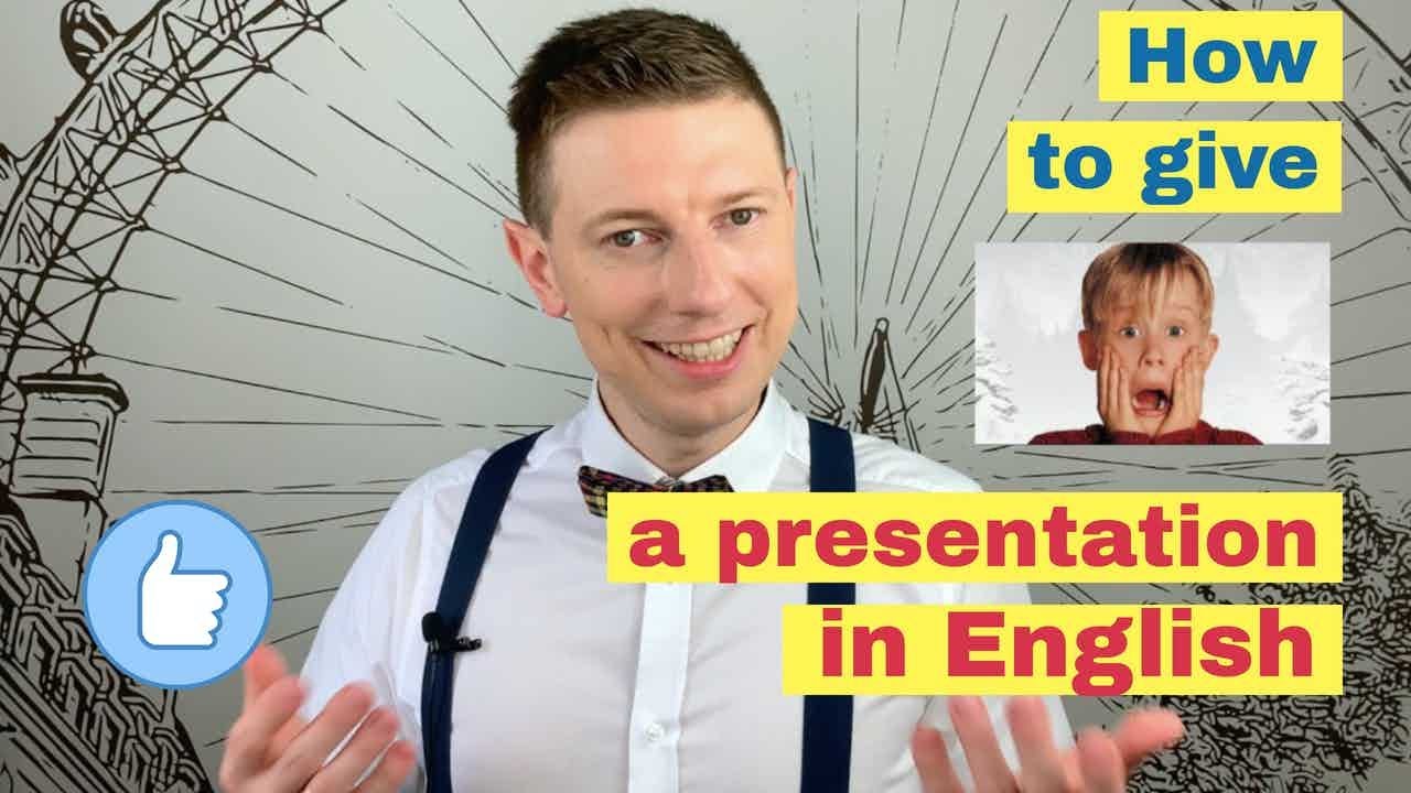 how to open presentation in english