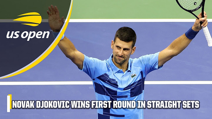 NOVAK DJOKOVIC advances in straight sets in opening round of US Open 🔥 | 2024 US Open