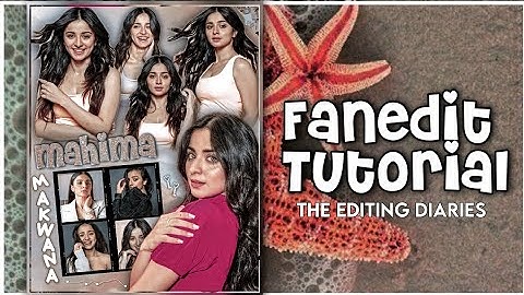EASY FAN EDIT TUTORIAL || PICSART EDIT|| THE EDITING DIARIES ||