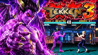 Playing as DEVIL in Tekken 3 | Tekken 3 Recompiled PC | Tekken 3 Expanded v1.1.3 MOD