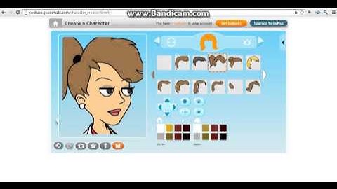 How To create Ur character on goanimate