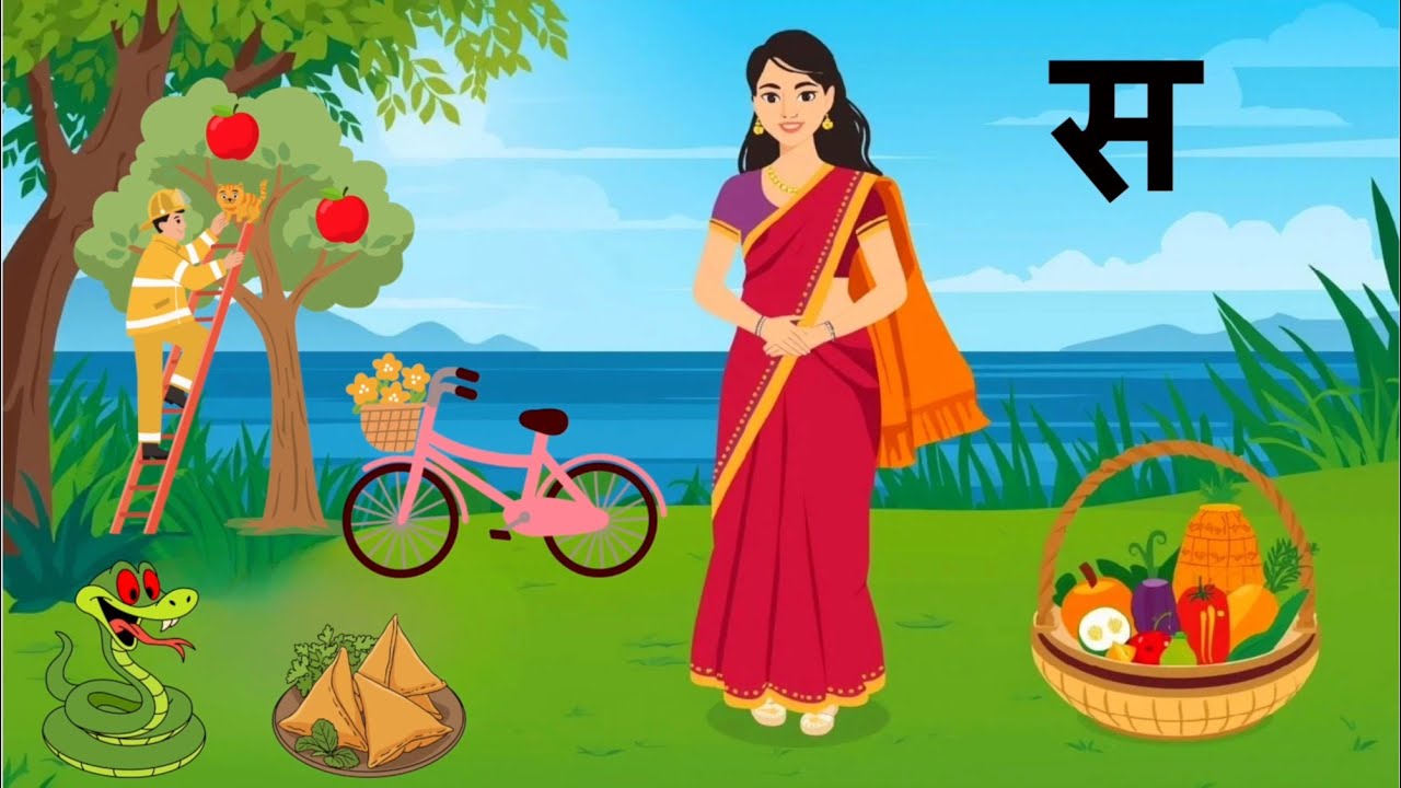 Hindi Vyanjan For Children| हिंदी व्यंजन | Hindi Alphabets For Kids | Hindi School