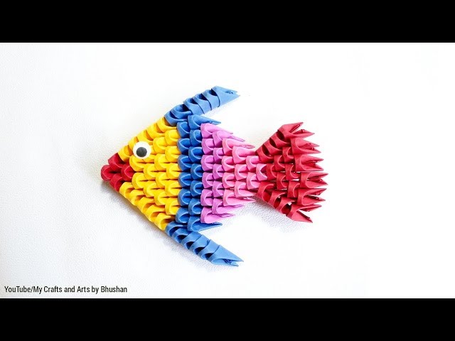 Modular Origami Fish Creagami Origami 3d Fish