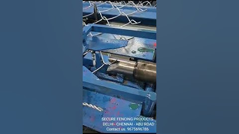 chain link Fence Machine Full Automatic twisting.. (9675696786)