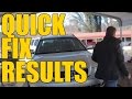 Audi A4 &quot;quick fix&quot; results