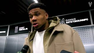 Giannis Antetokounmpo Postgame Press Conference | 3.14.24