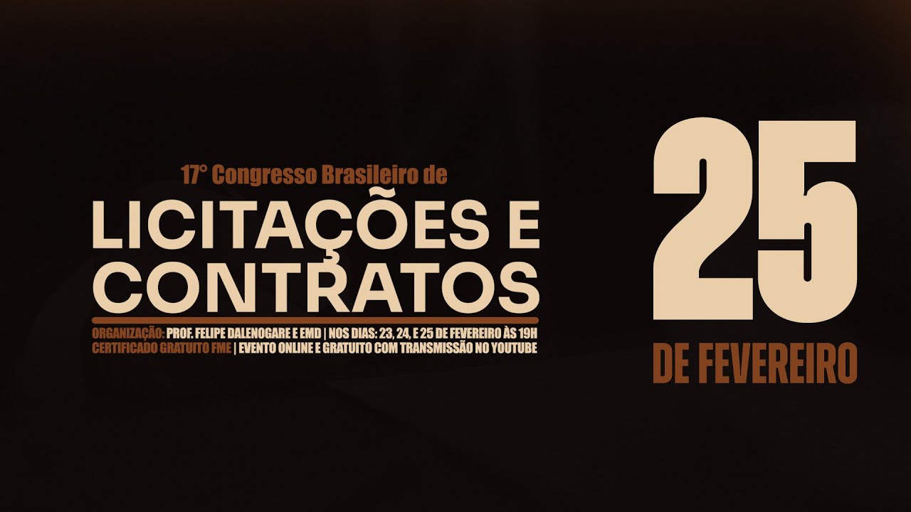 17º Congresso Brasileiro de Licitações e Contratos