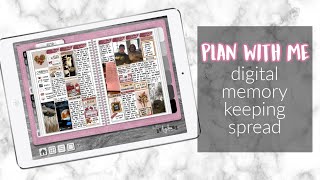 DIGITAL MEMORY KEEPING - plan with me