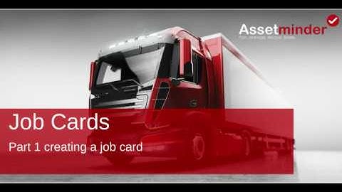 Create a Job Card - Part 1