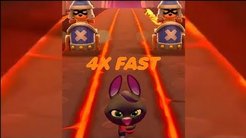4X Fast Talking Tom Gold Run Rabbit Becca Android iOS Gameplay @trascende