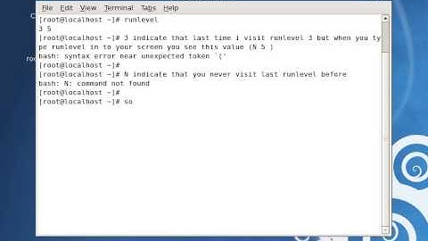 Linux Run Level Info