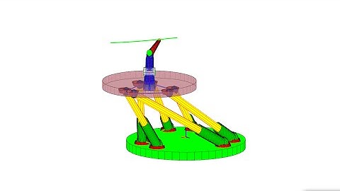 Stewart Platform with 3dof Arm Matlab Simulation