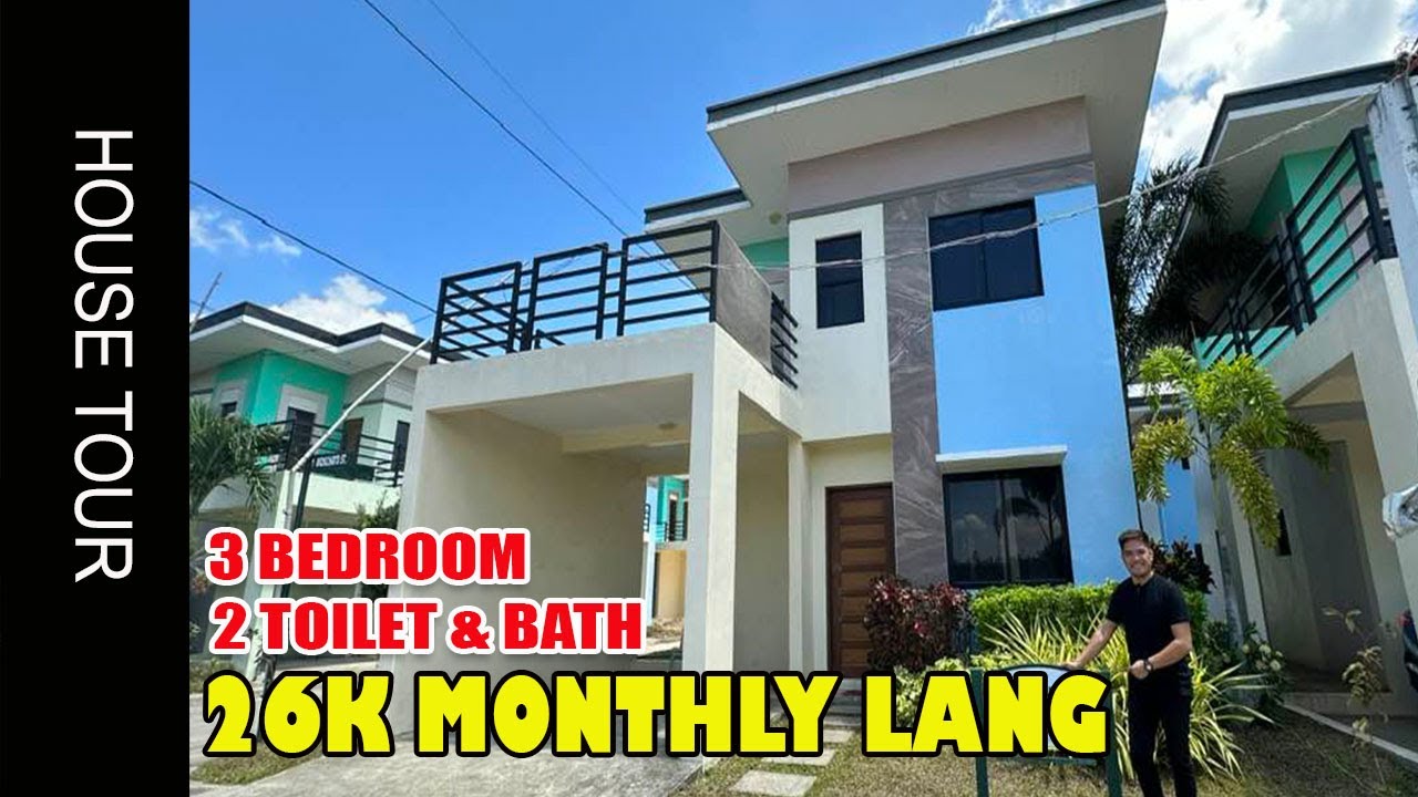 AFFORDABLE 3 BEDROOM HOUSE IN CAVITE I 26K/mo lang ATHENA MODEL at Golden Horizon Price Below