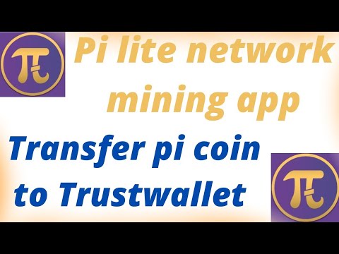 Pi lite network mining application. Withdraw pi coin to Trustwallet. Add pi coin in Trustwallet.