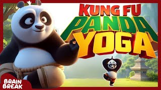 🐼 KUNG FU PANDA 4 YOGA 🧘‍♀️ calming yoga for kids | St. Patrick’s day Brain Break | GoNoodle