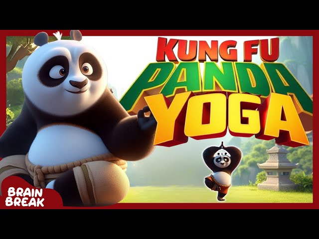 🐼 KUNG FU PANDA 4 YOGA 🧘‍♀️ calming yoga for kids