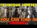 13 Unique Horses You Can Find In Online! -Red Dead ...