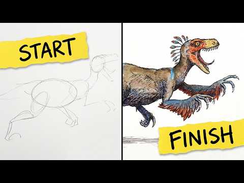 COMMENT DESSINER VELOCIRAPTOR