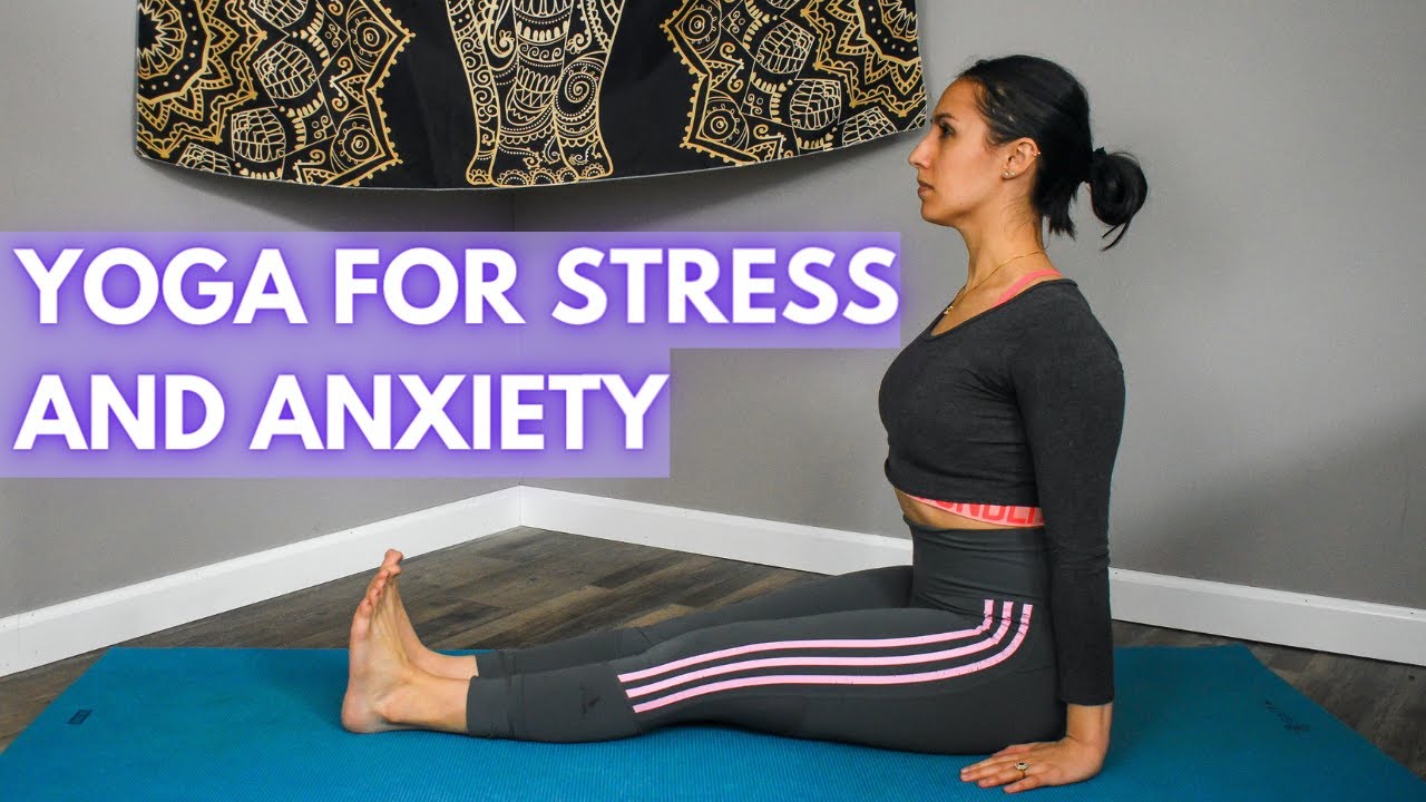 YOGA FOR ANXIETY RELIEF - 20 minute yoga - All level yoga class - Yoga ...