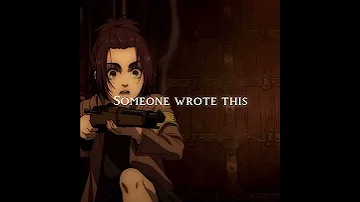 Someone Wrote This Song Before Anime Jjk Aot Nobaradeath Sashadeath Attackontitan 