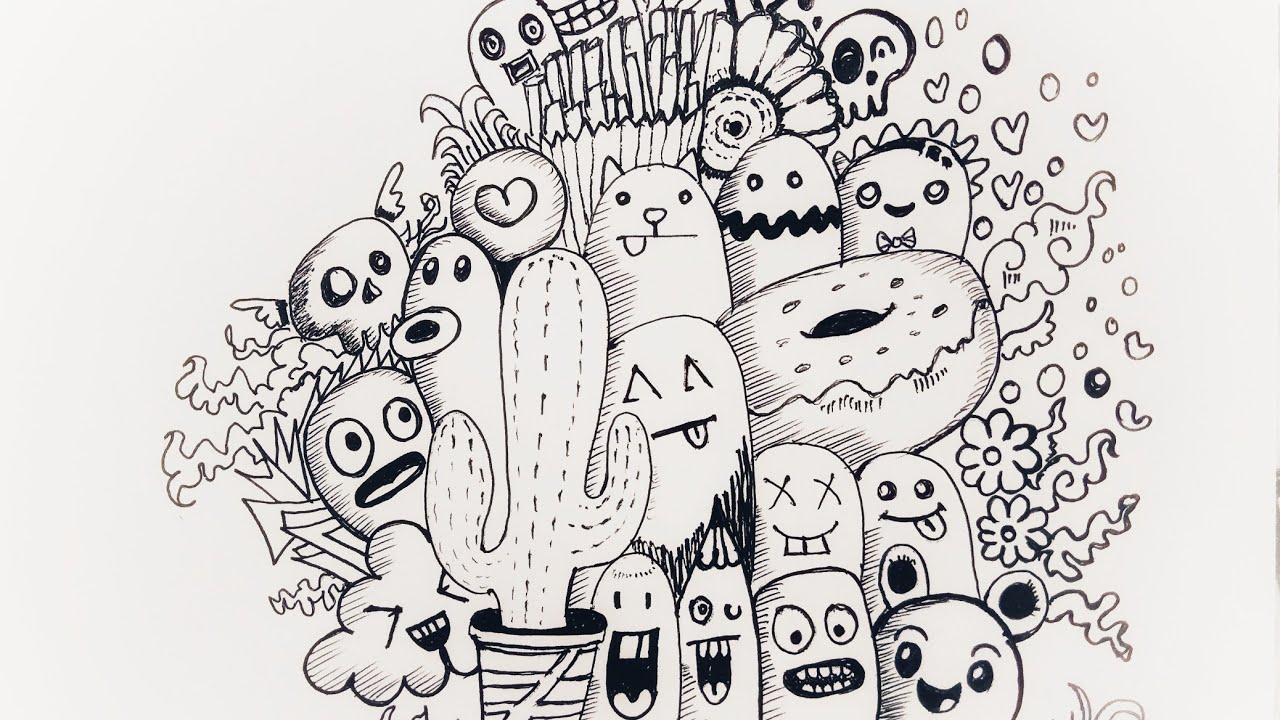 cool easy doodles