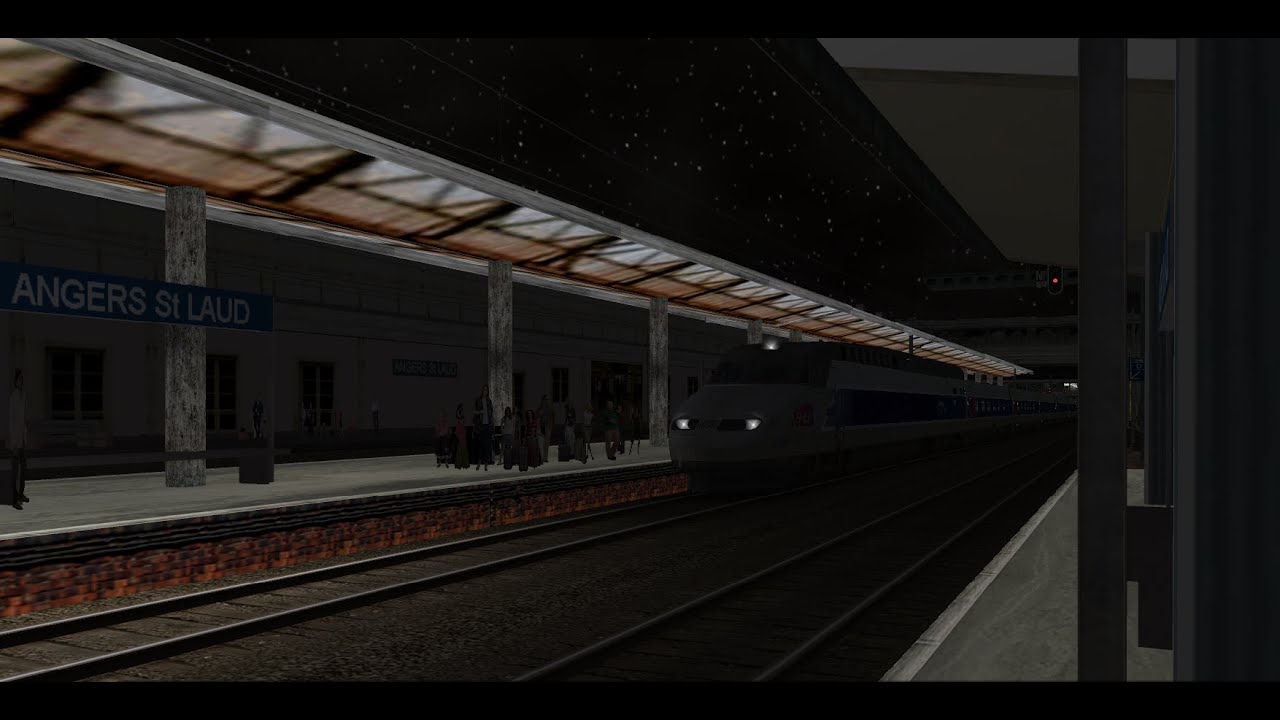 [OPEN RAILS] TGV 8931 ANGERS ST LAUD - LE CROISIC - YouTube