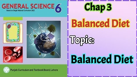 Class 6 Science Chapter 3 | Balanced Diet | balanced diet