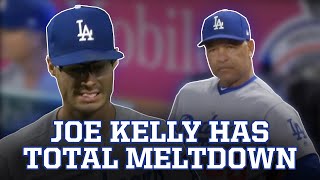 Joe Kelly with a bad inning to give the Angels the lead, a breakdown