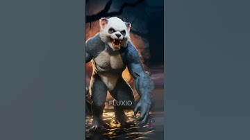 Epic Showdown: Angry Monkey vs Panda Face-Off & Monstrous Hybrid Transformation #shorts #ai