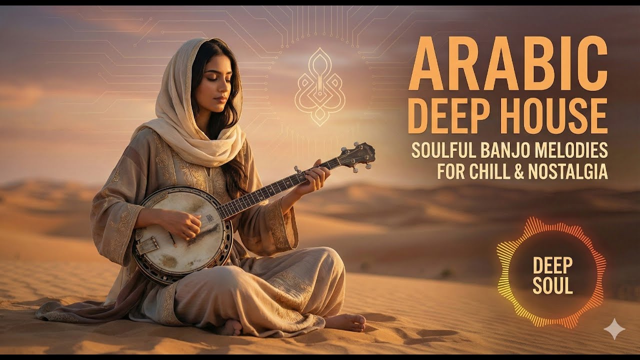 Arabic Deep House Banjo 🌙 Desert Chill Music for Relax, Focus & Night Vibes